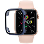 เคสใส่นาฬิกา PC พร้อมฟิล์มกระจกนิรภัย สำหรับ Apple Watch Series SE 3&SE 2&6&SE&5&4 44mm, สำหรับ Apple Watch Series SE 3&SE 2&6&SE&5&4 40mm