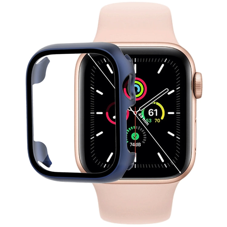 เคสใส่นาฬิกา PC พร้อมฟิล์มกระจกนิรภัย สำหรับ Apple Watch Series SE 3&SE 2&6&SE&5&4 44mm, สำหรับ Apple Watch Series SE 3&SE 2&6&SE&5&4 40mm