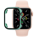 เคสใส่นาฬิกา PC พร้อมฟิล์มกระจกนิรภัย สำหรับ Apple Watch Series SE 3&SE 2&6&SE&5&4 44mm, สำหรับ Apple Watch Series SE 3&SE 2&6&SE&5&4 40mm
