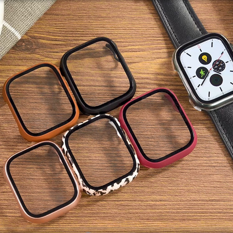 เคสใส่นาฬิกา PC พร้อมฟิล์มกระจกนิรภัย สำหรับ Apple Watch Series SE 3&SE 2&6&SE&5&4 44mm, สำหรับ Apple Watch Series SE 3&SE 2&6&SE&5&4 40mm