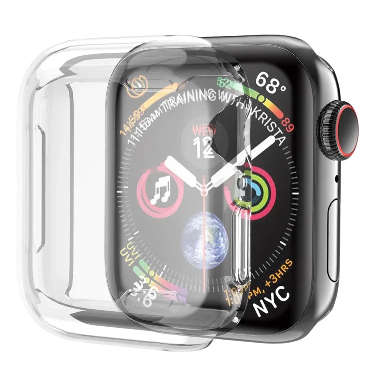 เคสป้องกัน TPU แบบใส สำหรับ Apple Watch Series 9 / 8 / 7 ขนาด 45 มม. สำหรับ Apple Watch Series 9 / 8 / 7 ขนาด 45 มม. สำหรับ Apple Watch Series 9 / 8 & 7 ขนาด 41 มม.