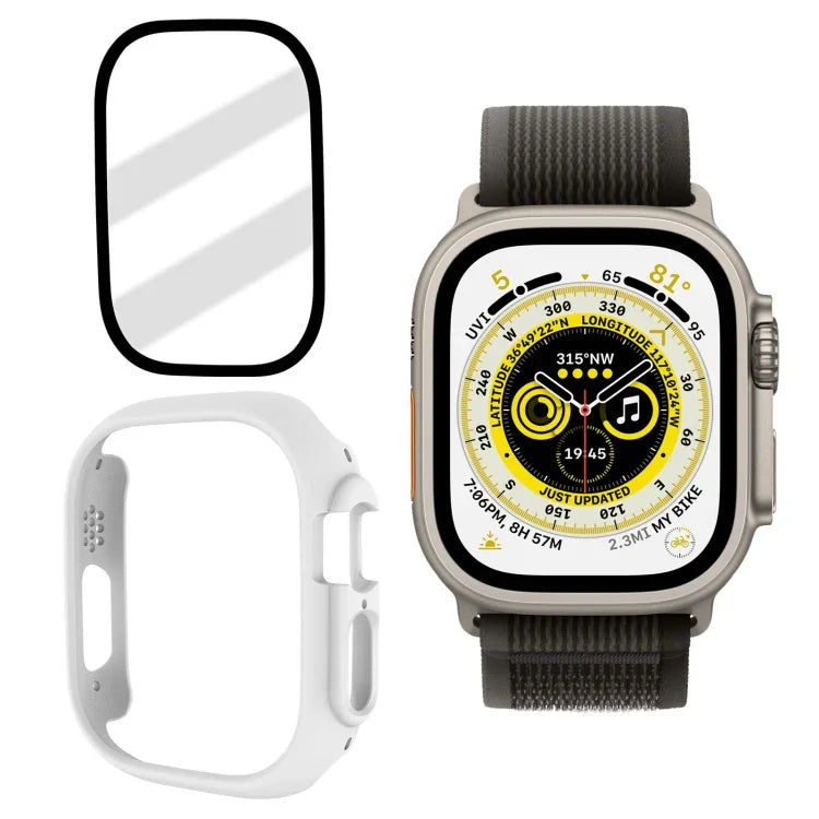 ฟิล์มกระจกนิรภัยฝ้ากรอบนาฬิกา PC สำหรับ Apple Watch Ultra 3 / 2 / 1 49mm