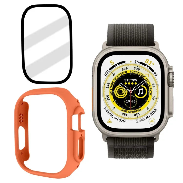 ฟิล์มกระจกนิรภัยฝ้ากรอบนาฬิกา PC สำหรับ Apple Watch Ultra 3 / 2 / 1 49mm