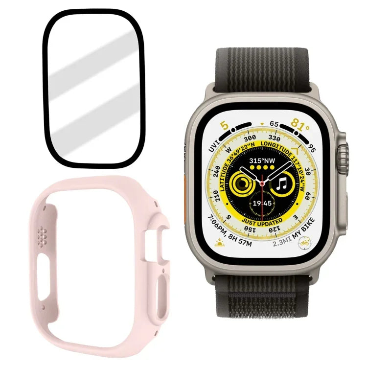 ฟิล์มกระจกนิรภัยฝ้ากรอบนาฬิกา PC สำหรับ Apple Watch Ultra 3 / 2 / 1 49mm