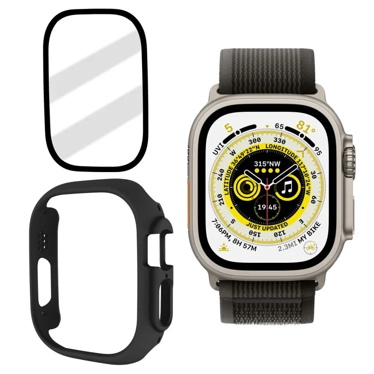 ฟิล์มกระจกนิรภัยฝ้ากรอบนาฬิกา PC สำหรับ Apple Watch Ultra 3 / 2 / 1 49mm