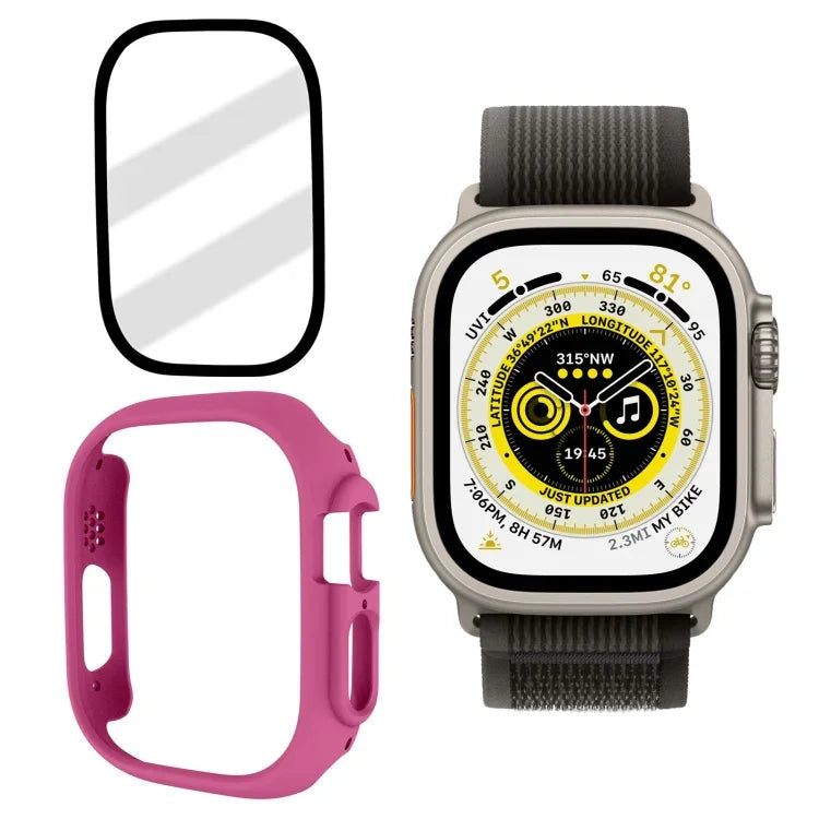 ฟิล์มกระจกนิรภัยฝ้ากรอบนาฬิกา PC สำหรับ Apple Watch Ultra 3 / 2 / 1 49mm