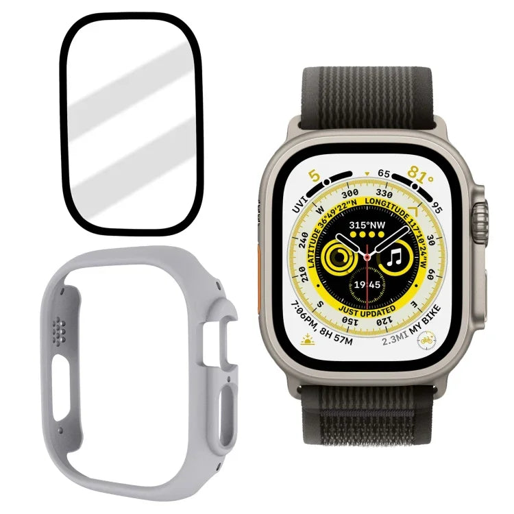 ฟิล์มกระจกนิรภัยฝ้ากรอบนาฬิกา PC สำหรับ Apple Watch Ultra 3 / 2 / 1 49mm