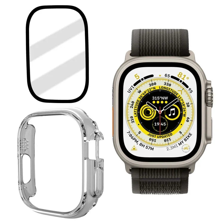 ฟิล์มกระจกนิรภัยฝ้ากรอบนาฬิกา PC สำหรับ Apple Watch Ultra 3 / 2 / 1 49mm
