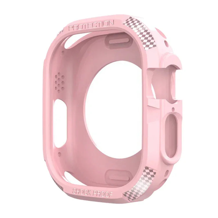 เคสกันกระแทก TPU คาร์บอนไฟเบอร์สามชั้น สำหรับ Apple Watch Ultra 3 / 2 / 1 49mm
