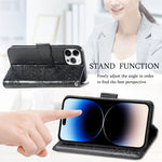 Butterfly Embossing Leather Case, For iPhone 14 Pro Max, For iPhone 14 Pro, For iPhone 14, For iPhone 14 Plus