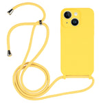 Crossbody Lanyard Liquid Silicone Case, For iPhone 14, For iPhone 14 Plus, For iPhone 14 Pro
