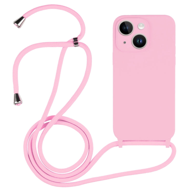 Crossbody Lanyard Liquid Silicone Case, For iPhone 14, For iPhone 14 Plus, For iPhone 14 Pro