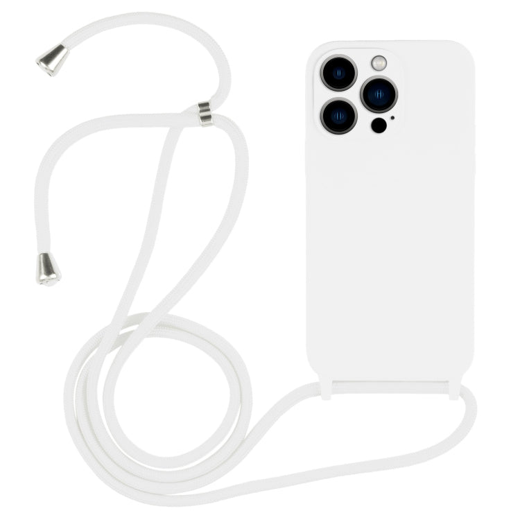 Crossbody Lanyard Liquid Silicone Case, For iPhone 14 Pro Max, For iPhone 13, For iPhone 13 Pro