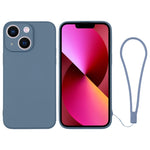 Silicone Phone Case with Wrist Strap, For iPhone 13 mini, For iPhone 13, For iPhone 13 Pro, For iPhone 13 Pro Max