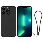 Silicone Phone Case with Wrist Strap, For iPhone 13 mini, For iPhone 13, For iPhone 13 Pro, For iPhone 13 Pro Max
