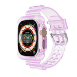 สายรัดนาฬิกา TPU โปร่งใสแบบบูรณาการ Glacier สำหรับ Apple Watch Ultra 49mm