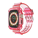 สายรัดนาฬิกา TPU โปร่งใสแบบบูรณาการ Glacier สำหรับ Apple Watch Ultra 49mm