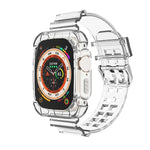 สายรัดนาฬิกา TPU โปร่งใสแบบบูรณาการ Glacier สำหรับ Apple Watch Ultra 49mm