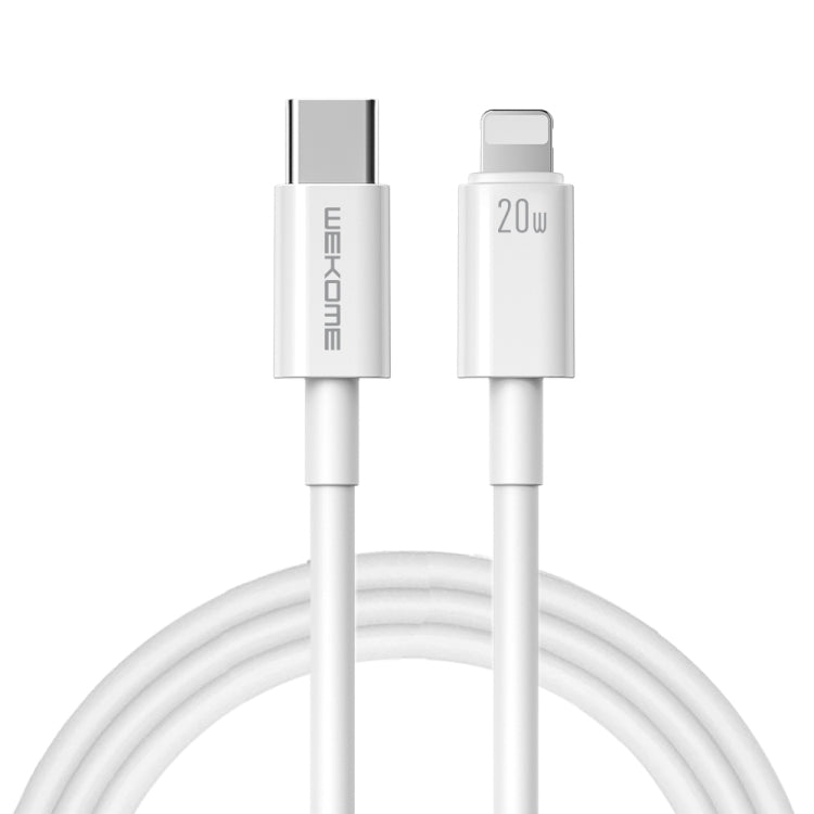 สายชาร์จเร็ว WEKOME WDC-168 ซีรีส์ต้นฉบับ PD 20W USB-C / Type-C เป็น 8 Pin ความยาว 1 เมตร