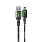 สายชาร์จและซิงค์ข้อมูล WEKOME WDC-169I Raython Series 6A USB เป็น 8 Pin ชาร์จเร็ว, ความยาว: 1 เมตร