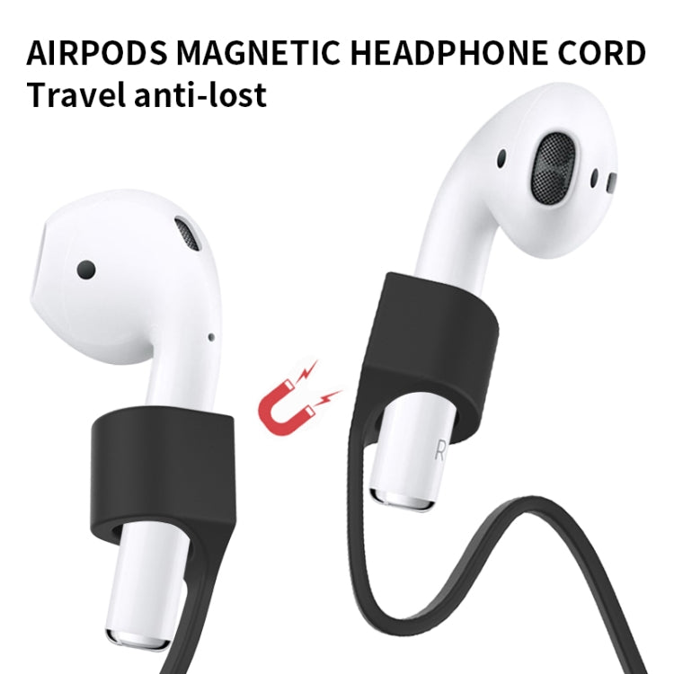 สายคล้องซิลิโคนแม่เหล็กป้องกันหูฟังบลูทูธหาย สำหรับ AirPods Pro 2