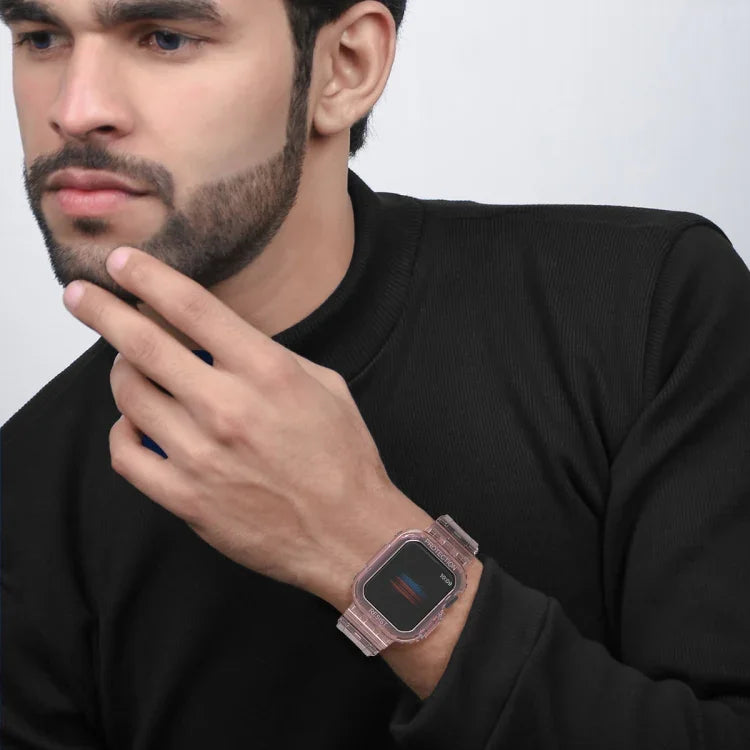 สายรัดนาฬิกา TPU แบบบูรณาการ Armor สำหรับ Apple Watch Ultra 49mm