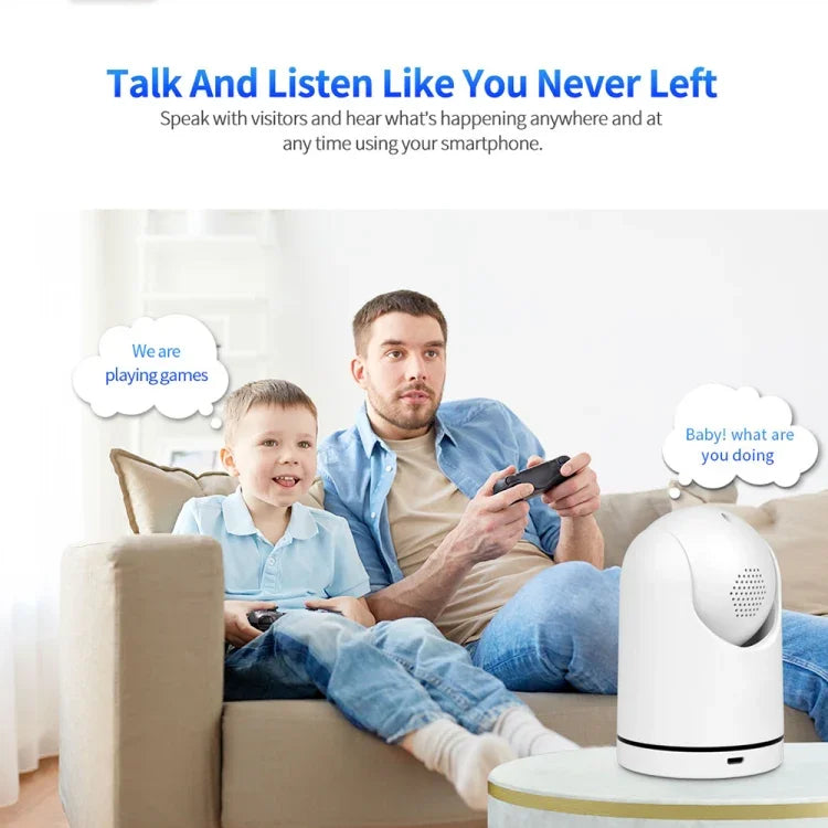 SriHome SH042 กล้องวงจรปิด AI WiFi 2.0MP 1080P HD Pan-tilt, SH042