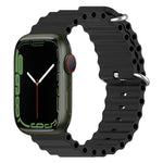 สายรัดนาฬิกาซิลิโคน Ocean สำหรับ Apple Watch Series 8&7 41mm, สำหรับ Apple Watch Series 8&7 41mm / SE 2&6&SE&5&4 40mm