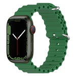 สายรัดนาฬิกาซิลิโคน Ocean สำหรับ Apple Watch Series 8&7 41mm, สำหรับ Apple Watch Series 8&7 41mm / SE 2&6&SE&5&4 40mm