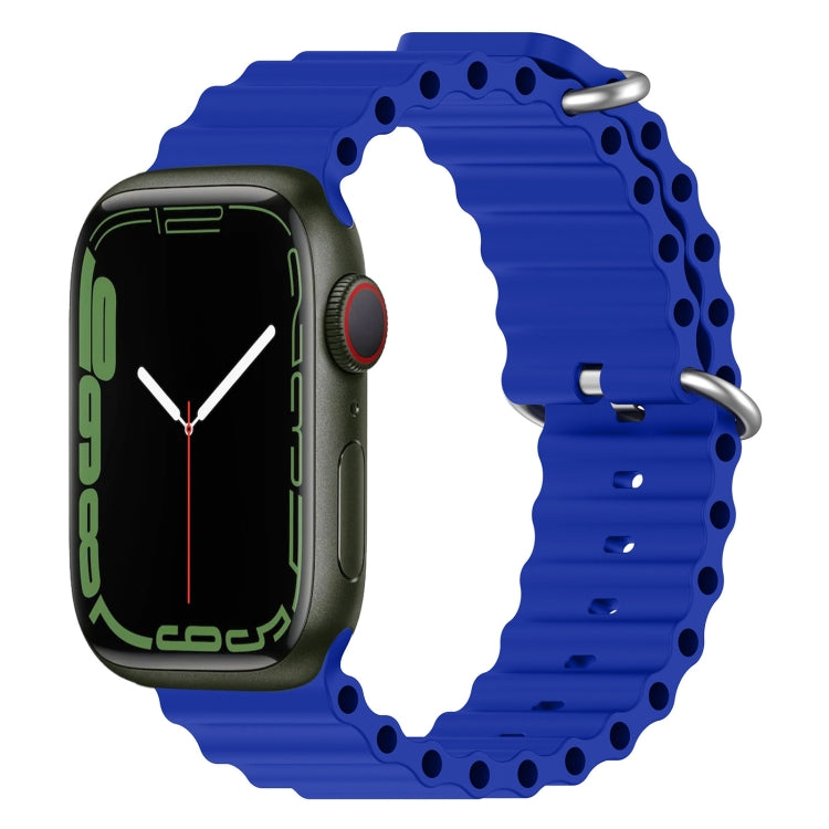 สายรัดนาฬิกาซิลิโคน Ocean สำหรับ Apple Watch Series 8&7 41mm, สำหรับ Apple Watch Series 8&7 41mm / SE 2&6&SE&5&4 40mm