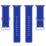 สายรัดนาฬิกาซิลิโคน Ocean สำหรับ Apple Watch Series 8&7 41mm, สำหรับ Apple Watch Series 8&7 41mm / SE 2&6&SE&5&4 40mm