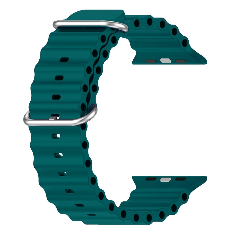 สายรัดนาฬิกาซิลิโคน Ocean สำหรับ Apple Watch Series 8&7 41mm, สำหรับ Apple Watch Series 8&7 41mm / SE 2&6&SE&5&4 40mm