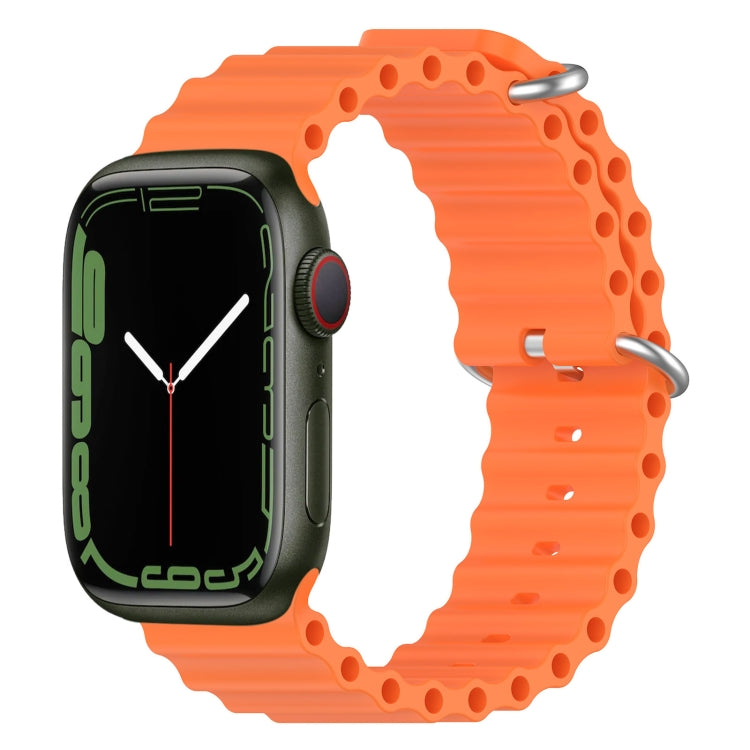 สายรัดนาฬิกาซิลิโคน Ocean สำหรับ Apple Watch Series 8&7 41mm, สำหรับ Apple Watch Series 8&7 41mm / SE 2&6&SE&5&4 40mm