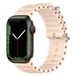 สายรัดนาฬิกาซิลิโคน Ocean สำหรับ Apple Watch Series 8&7 41mm, สำหรับ Apple Watch Series 8&7 41mm / SE 2&6&SE&5&4 40mm