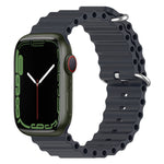 สายรัดนาฬิกาซิลิโคน Ocean สำหรับ Apple Watch Series 8&7 41mm, สำหรับ Apple Watch Series 8&7 41mm / SE 2&6&SE&5&4 40mm
