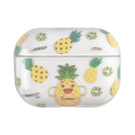 Bronzing Fruit Pattern PC Earphone Hard Protective Case, For AirPods Pro 2