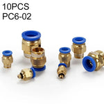ข้อต่อเร็วแบบเกลียวตรง PC6-04 ชาย 2 ชิ้น พร้อมชุด PC4-01 (10 ชิ้น), PC4-02 (10 ชิ้น), PC4-M5 (10 ชิ้น), PC6-01 (10 ชิ้น), PC6-02 (10 ชิ้น), PC6-03 (10 ชิ้น), PC6-04 (2 ชิ้น), PC6-M5 (10 ชิ้น), PC8-01 (10 ชิ้น), PC8-02 (10 ชิ้น), PC8-03 (10 ชิ้น)