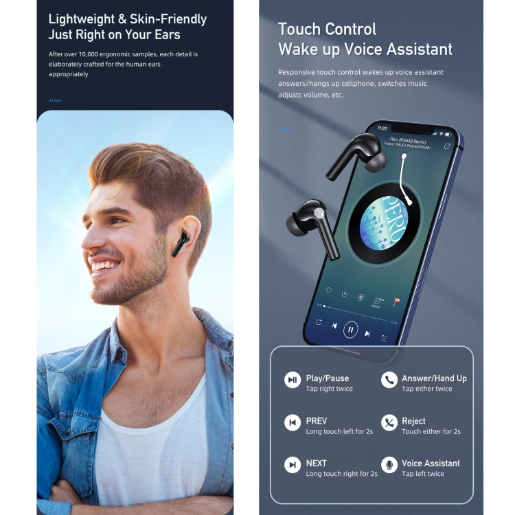 awei T1 Pro หูฟังสปอร์ตแท้พร้อมเคสชาร์จ, T1 Pro
