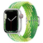 สายรัดนาฬิกาถักไนลอนพร้อมหัวเข็มขัด สำหรับ Apple Watch Ultra 49 มม. / Series 8&7 45 มม. / SE 2&6&SE&5&4 44 มม. / 3&2&1 42 มม.