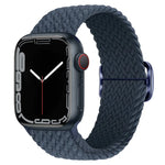 สายรัดนาฬิกาถักไนลอนพร้อมหัวเข็มขัด สำหรับ Apple Watch Ultra 49 มม. / Series 8&7 45 มม. / SE 2&6&SE&5&4 44 มม. / 3&2&1 42 มม.