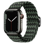 สายรัดนาฬิกาถักไนลอนพร้อมหัวเข็มขัด สำหรับ Apple Watch Series 8&7 41mm / SE 2&6&SE&5&4 40mm / 3&2&1 38mm, สำหรับ Apple Watch Series 8&7 41mm / SE 2