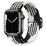สายรัดนาฬิกาถักไนลอนพร้อมหัวเข็มขัด สำหรับ Apple Watch Series 8&7 41mm / SE 2&6&SE&5&4 40mm / 3&2&1 38mm, สำหรับ Apple Watch Series 8&7 41mm / SE 2
