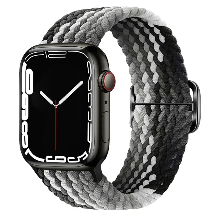 สายรัดนาฬิกาถักไนลอนพร้อมหัวเข็มขัด สำหรับ Apple Watch Series 8&7 41mm / SE 2&6&SE&5&4 40mm / 3&2&1 38mm, สำหรับ Apple Watch Series 8&7 41mm / SE 2