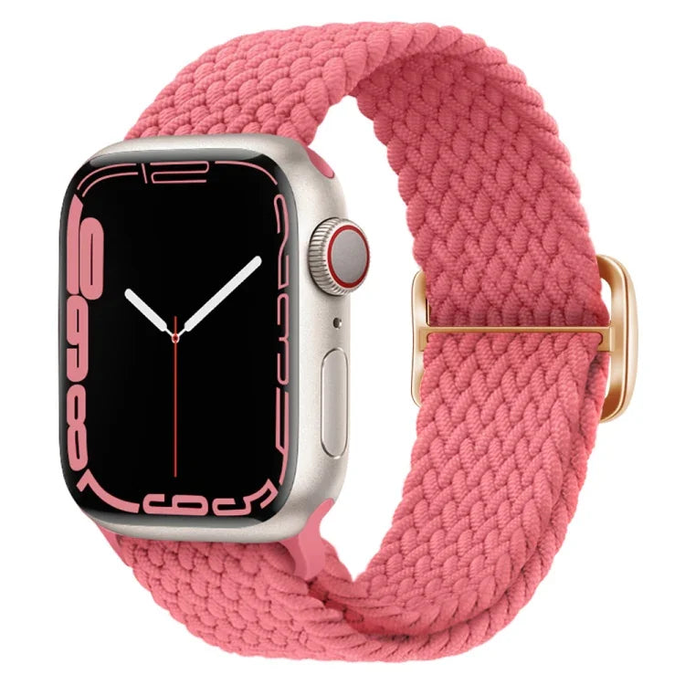 สายรัดนาฬิกาถักไนลอนพร้อมหัวเข็มขัด สำหรับ Apple Watch Series 8&7 41mm / SE 2&6&SE&5&4 40mm / 3&2&1 38mm, สำหรับ Apple Watch Series 8&7 41mm / SE 2