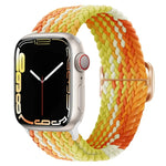 สายรัดนาฬิกาถักไนลอนพร้อมหัวเข็มขัด สำหรับ Apple Watch Series 8&7 41mm / SE 2&6&SE&5&4 40mm / 3&2&1 38mm, สำหรับ Apple Watch Series 8&7 41mm / SE 2