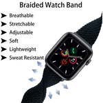 สายรัดนาฬิกาถักไนลอนพร้อมหัวเข็มขัด สำหรับ Apple Watch Series 8&7 41mm / SE 2&6&SE&5&4 40mm / 3&2&1 38mm, สำหรับ Apple Watch Series 8&7 41mm / SE 2