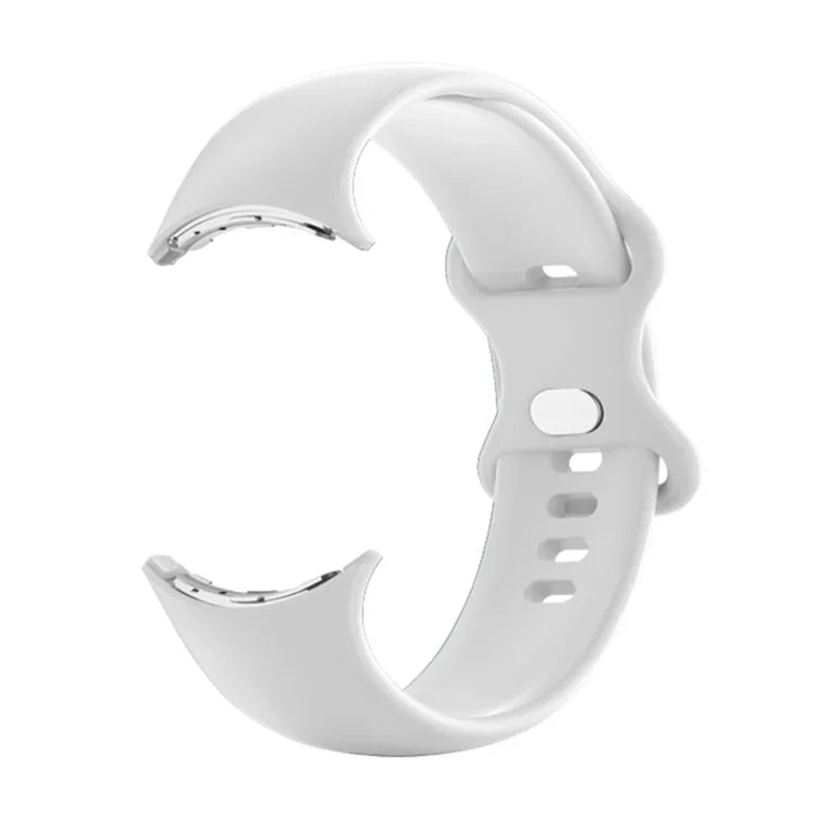 สายรัดนาฬิกาซิลิโคนสีเดียว สำหรับ Google Pixel Watch 4 / 3 / 2 / 1 41 มม. สำหรับผู้ชายและผู้หญิง