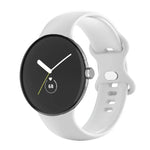 สายรัดนาฬิกาซิลิโคนสีเดียว สำหรับ Google Pixel Watch 4 / 3 / 2 / 1 41 มม. สำหรับผู้ชายและผู้หญิง