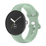 สายรัดนาฬิกาซิลิโคนสีเดียว สำหรับ Google Pixel Watch 4 / 3 / 2 / 1 41 มม. สำหรับผู้ชายและผู้หญิง