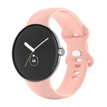 สายรัดนาฬิกาซิลิโคนสีเดียว สำหรับ Google Pixel Watch 4 / 3 / 2 / 1 41 มม. สำหรับผู้ชายและผู้หญิง